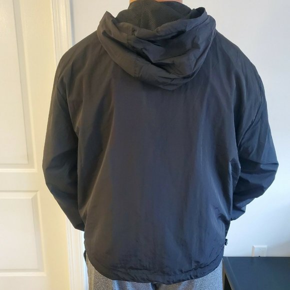 Calvin Klein Jeans Men's Full Zip Hooded Windbreaker Jacket Black 2490 0029 010 - Picture 11 of 16